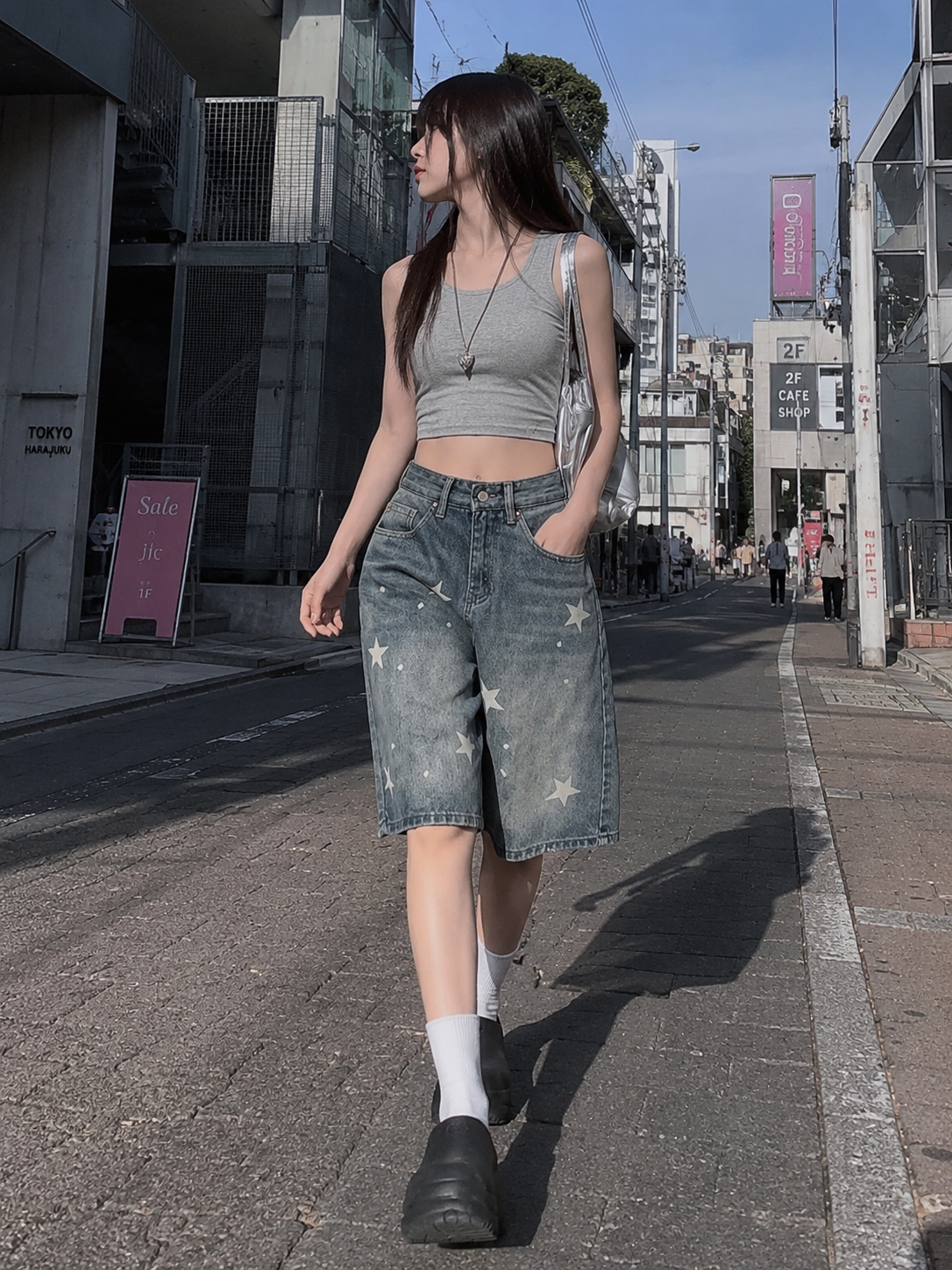 牛仔短褲 4