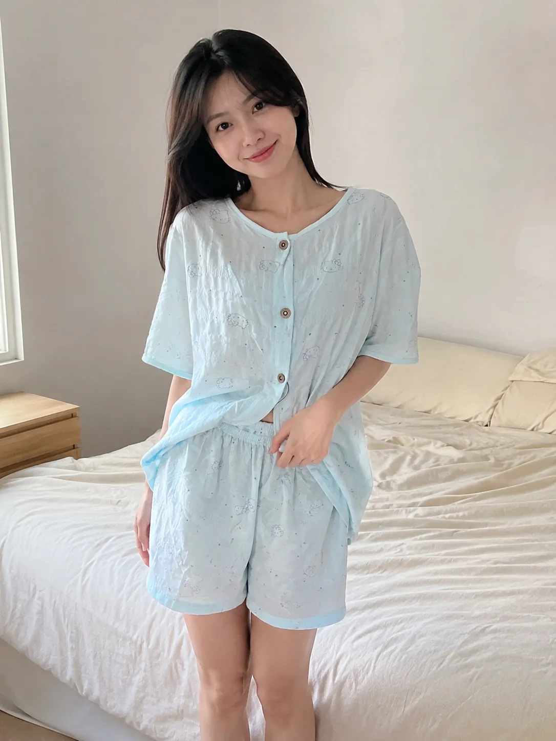 Hello Kitty 短袖短褲睡衣套裝 8